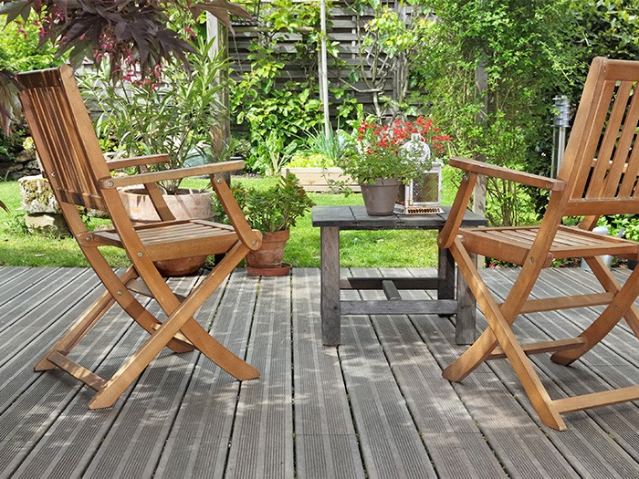 Stash folding chairs away when you don’t need them